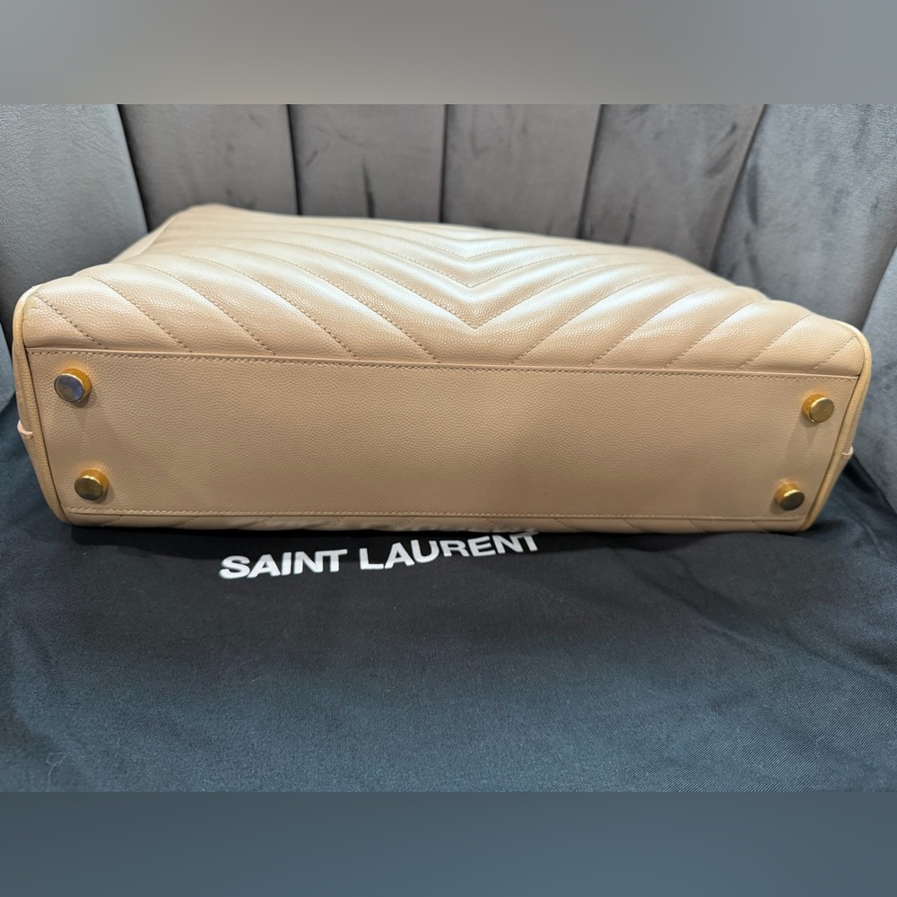 Saint Laurent Monogram Shopper Tote Bag - Picture 9 of 16